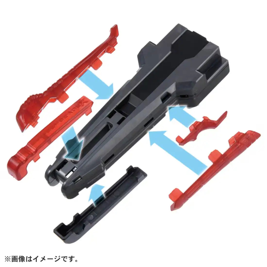Rubber Custom Grip (Gunmetal Ver.) BX-41 Beyblade X Basic Line