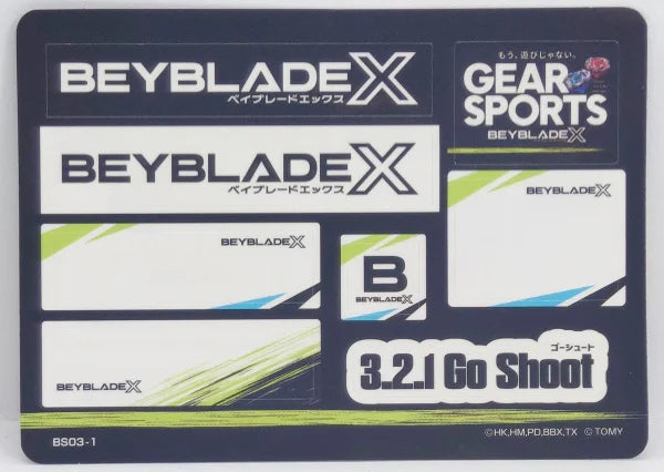 Beyblade Sticker 03 BX-00 Beyblade X Limited Release