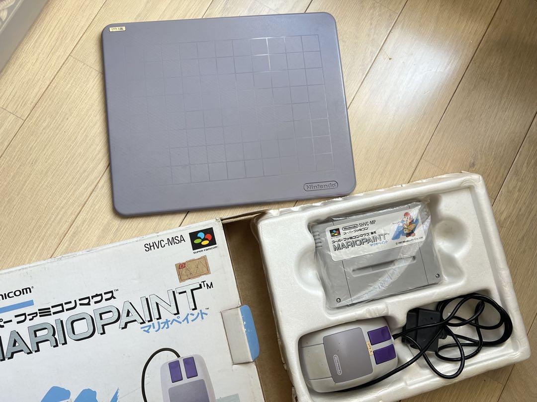 Mario Paint Set (incluye Mouse y Mousepad) Super Famicom