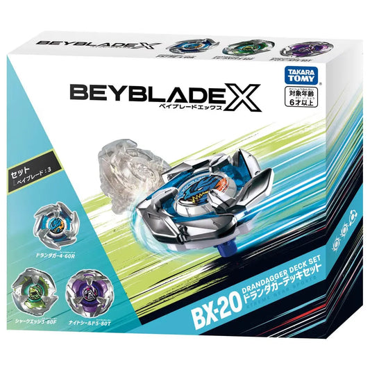 DranDagger Deck Set BX-20 Beyblade X Basic Line