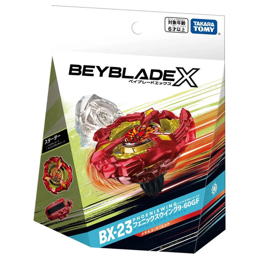 Starter PhoenixWing 9-60GF (Incluye String Launcher) BX-23 Beyblade X Basic Line