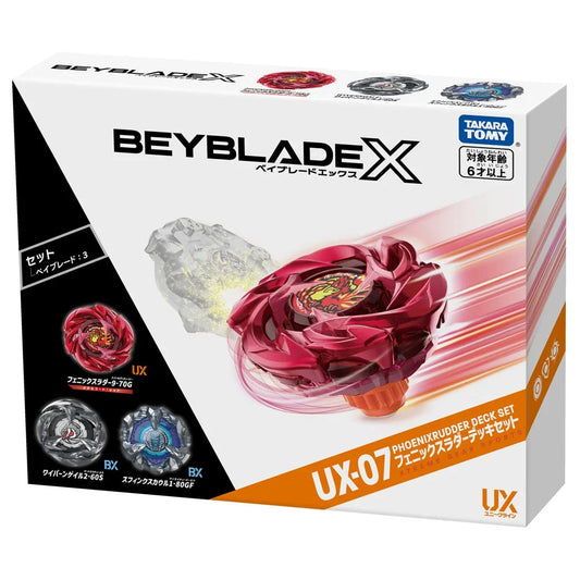 PhoenixRudder Deck Set UX-07 Beyblade X Unique Line