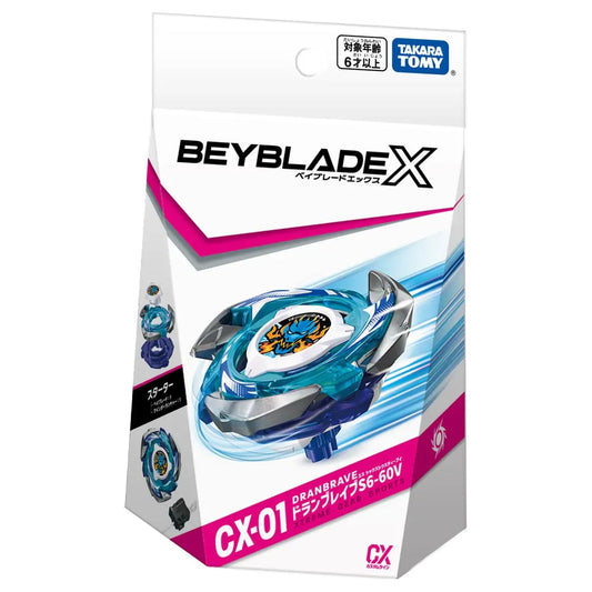 Starter DranBrave S6-60V CX-01 Beyblade X Custom Line
