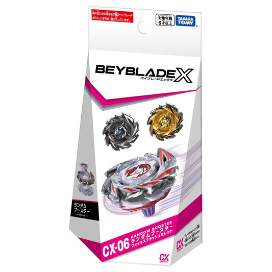 Random Booster FoxBrush Select CX-06 Beyblade X Custom Line