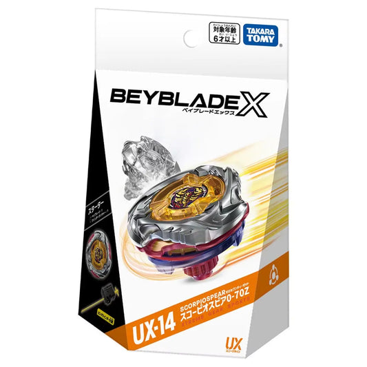 Starter ScorpioSpear 0-70Z UX-14 Beyblade X Unique Line