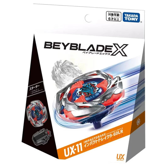 Starter ImpactDrake 9-60LR UX-11 (Incluye String Launcher) Beyblade X Unique Line