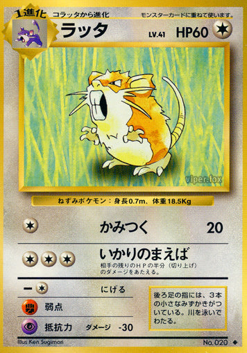 Raticate Base Set Expansion Pack LP
