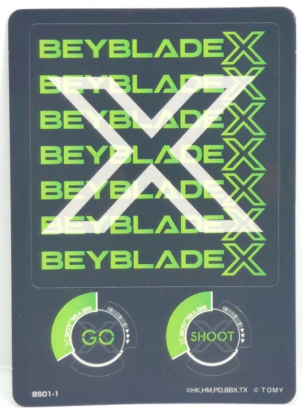 Beyblade Sticker 01 BX-00 Beyblade X Limited Release