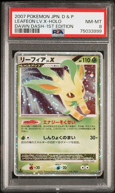 Leafeon LV.X Dawn Dash NM-MT PSA 8