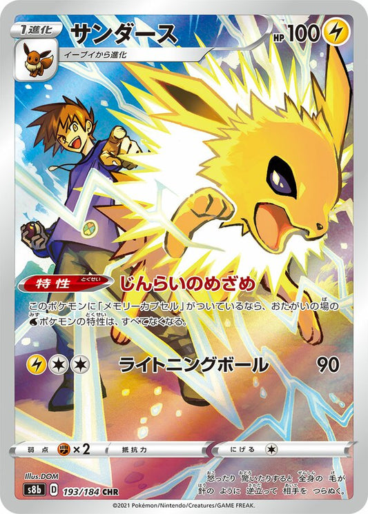 Jolteon CHR 193/184 VMax Climax