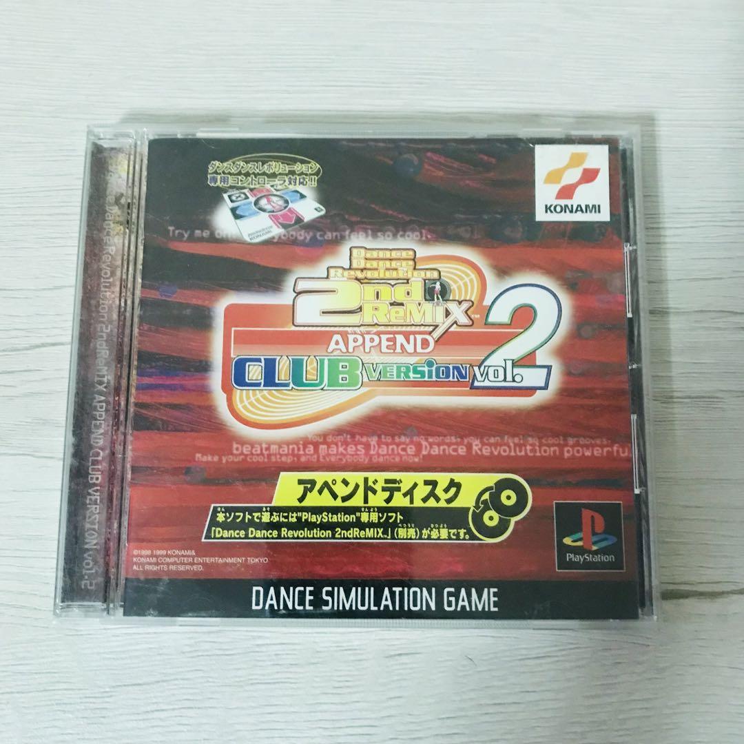 Dance Dance Revolution 2nd Remix Append Club Version Vol.2 PS1 Japonés