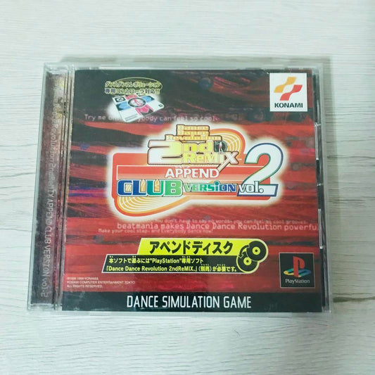Dance Dance Revolution 2nd Remix Append Club Version Vol.2 PS1 Japonés