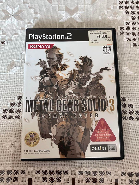 Metal Gear Solid 3 PS2 Japonés