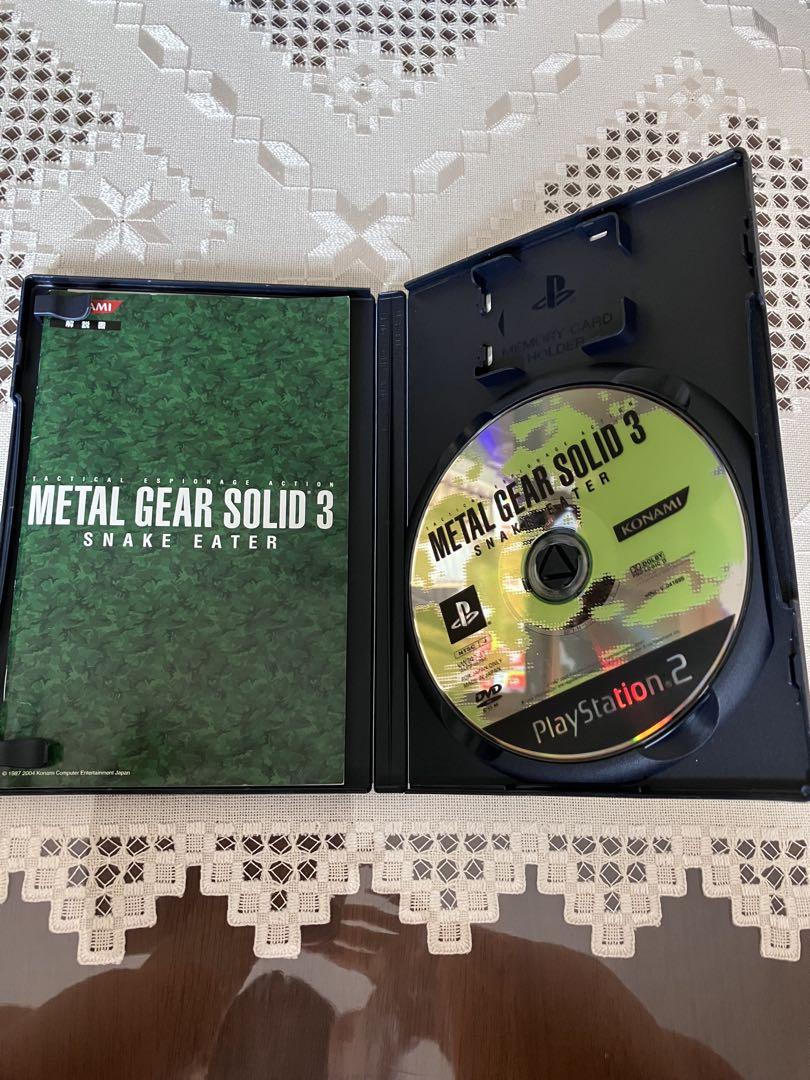 Metal Gear Solid 3 PS2 Japonés