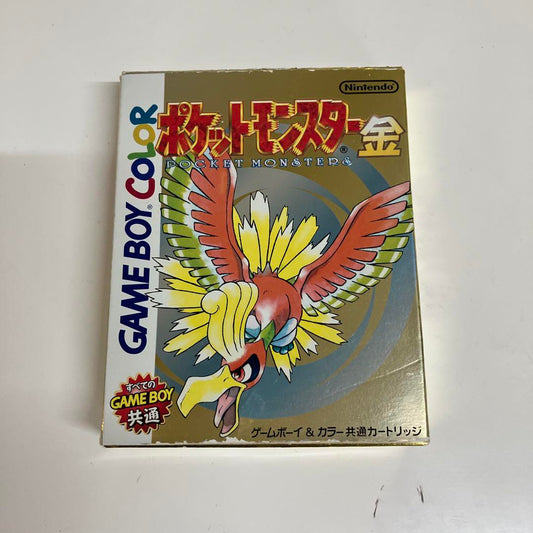 Pokemon Gold Game Boy Color Japonés