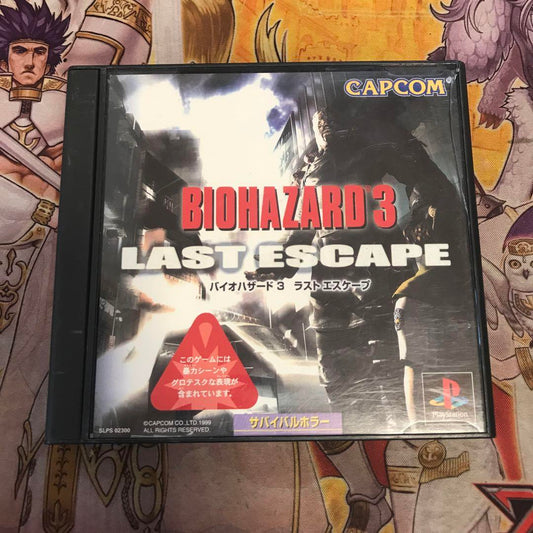 Biohazard 3 Last Escape PS1 Japonés