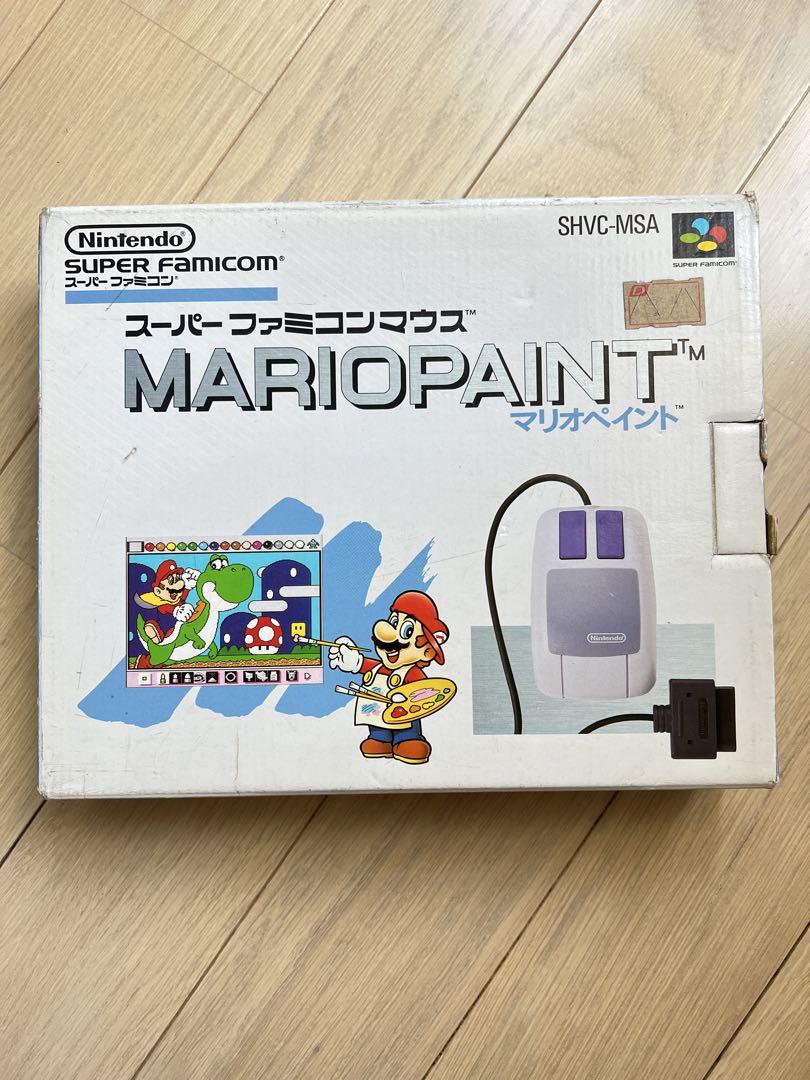 Mario Paint Set (incluye Mouse y Mousepad) Super Famicom