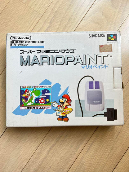 Mario Paint Set (incluye Mouse y Mousepad) Super Famicom