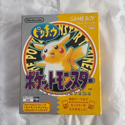 Pokemon Yellow Game Boy Japonés