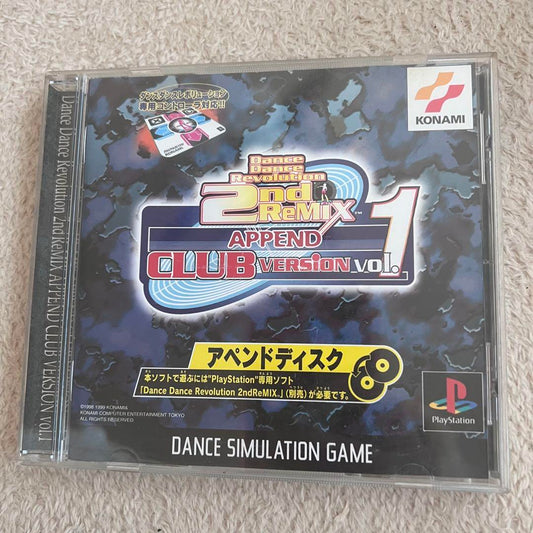Dance Dance Revolution 2nd Remix Append Club Version Vol.1 PS1 Japonés
