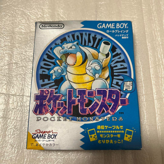 Pokemon Blue Game Boy Japonés