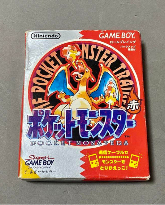 Pokemon Red Game Boy Japonés