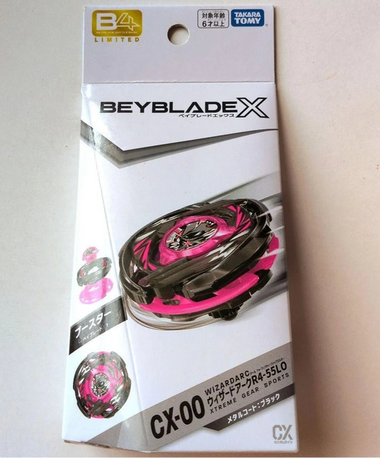 WizardArc R4-55LO Metal Coat: Black CX-00/BXG-43 Beyblade X Limited Release