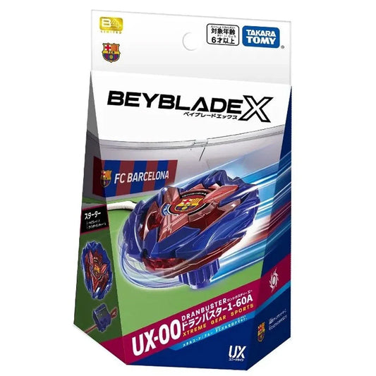 Starter DranBuster 1-60A Metal Coat: Blue FC Barcelona Ver. UX-00/BXG-17 Beyblade X Limited Release