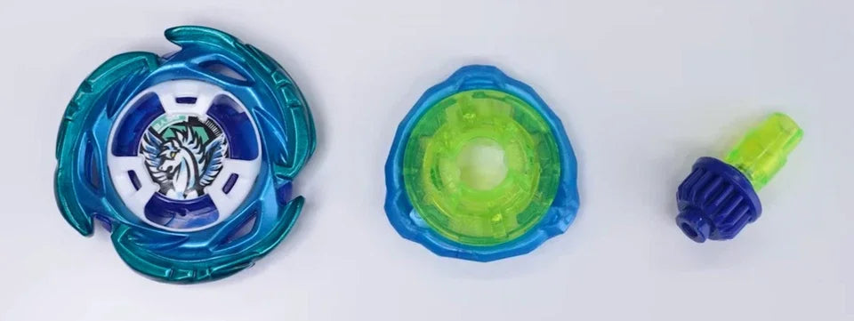 AeroPegasus 3-70A Double Metal Coat: Blue x Green UX-00 Beyblade X Limited Release